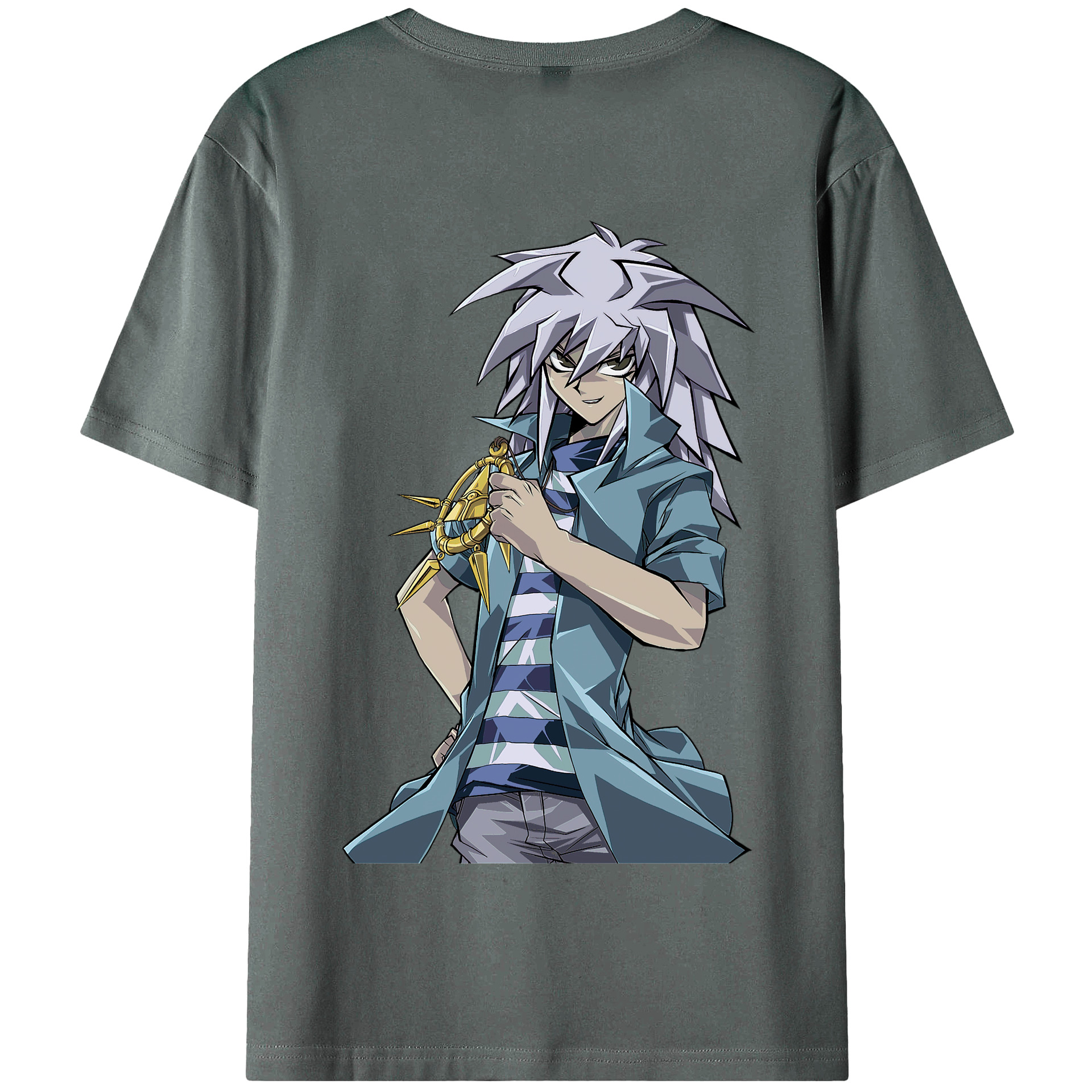 （画像用） 遊☆戯☆王 Yu-Gi-Oh! 綿100％半袖Tシャツ（背面プリント）